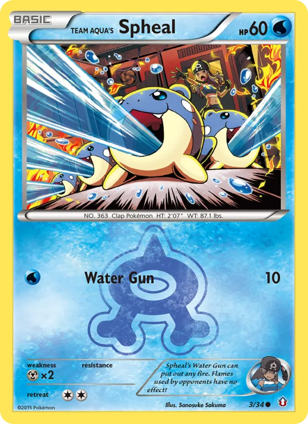 Team Aqua's Spheal 3/034