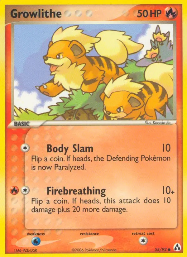 Growlithe 55/092