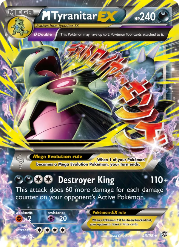 M Tyranitar EX 43/098