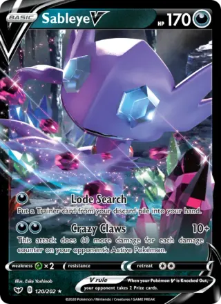 Sableye V 120/202