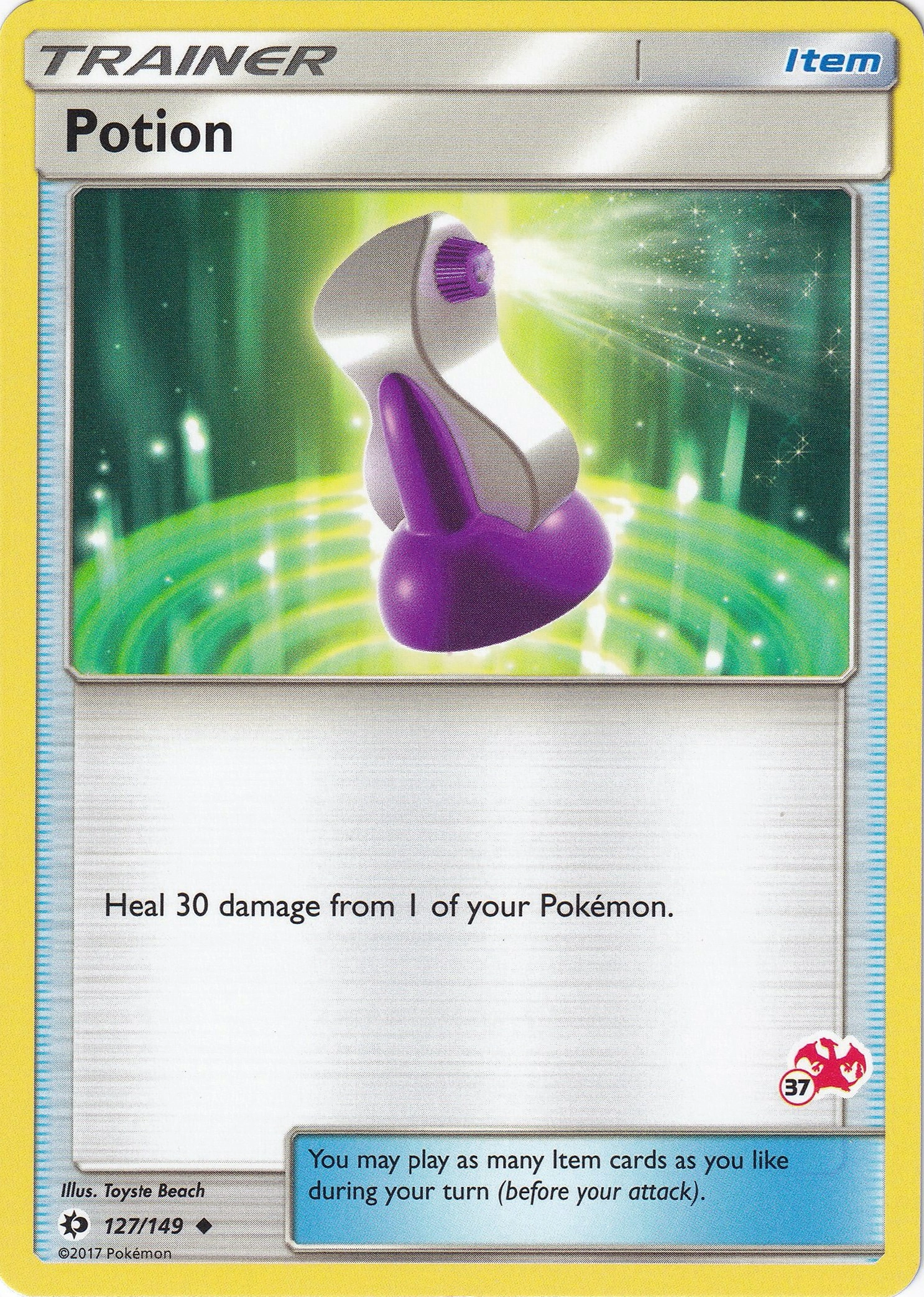 Potion 127/149 (Charizard stamp 37)
