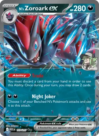 N's Zoroark ex 137/217