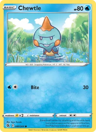 Chewtle 80/264