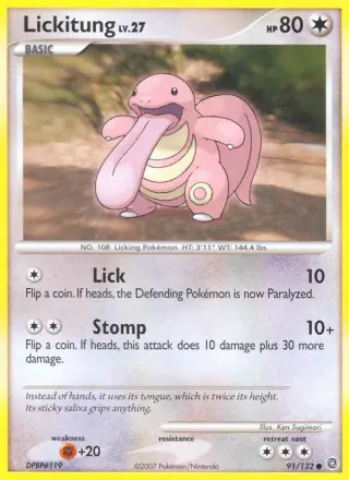 Lickitung 91/132