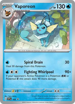 Vaporeon 168/225