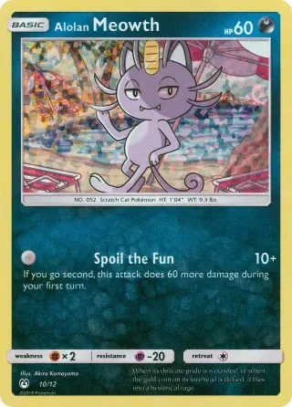 Alolan Meowth 10/012