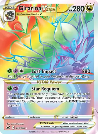 Giratina VSTAR 201/196
