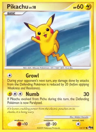 Pikachu 15/017