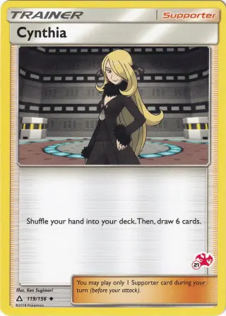 Cynthia 119/156 (Charizard stamp 21)