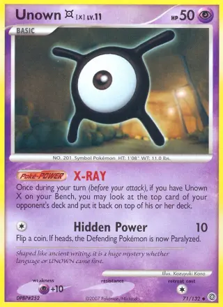 Unown X 71/132