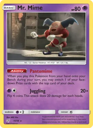 Mr. Mime 11/018