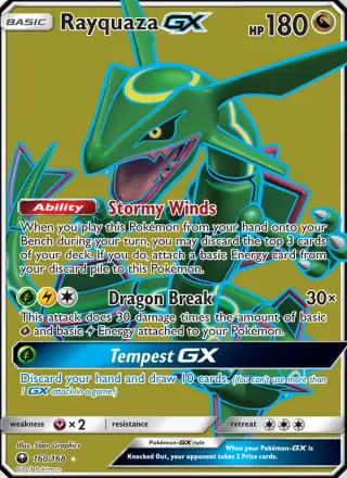 Rayquaza GX 160/168
