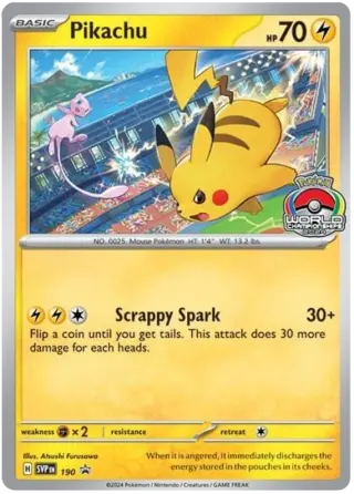 Pikachu 190/225