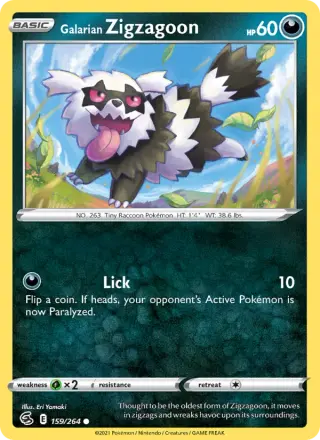 Galarian Zigzagoon 159/264