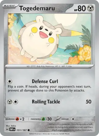 Togedemaru 151/197
