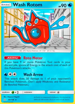 Wash Rotom 40/156