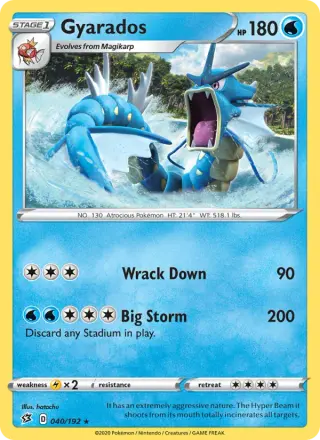 Gyarados 40/192