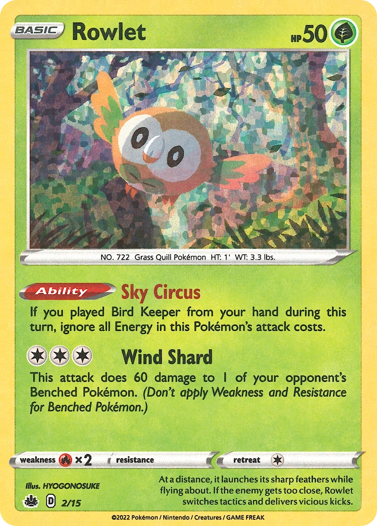 Rowlet 2/015