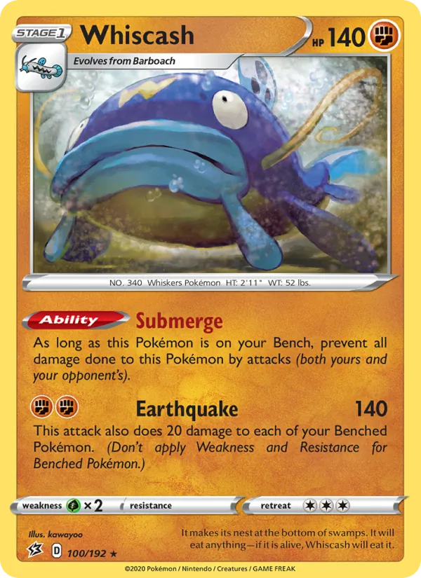 Whiscash 100/192