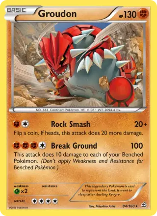 Groudon 84/160