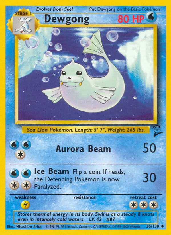 Dewgong 36/130