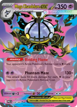 Mega Chandelure ex 038/084
