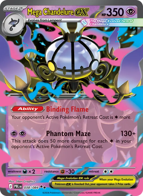 Mega Chandelure ex 038/084