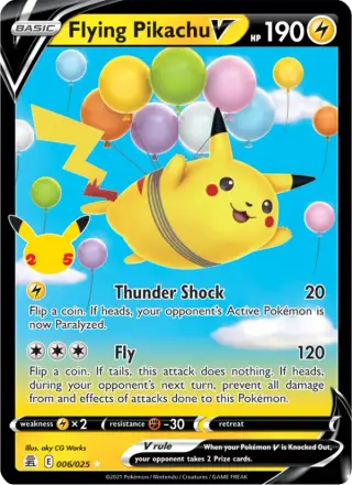 Flying Pikachu V 6/025