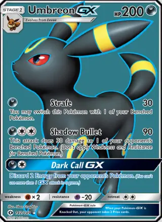 Umbreon GX 142/149