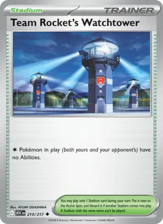 Team Rocket's Watchtower 210/217