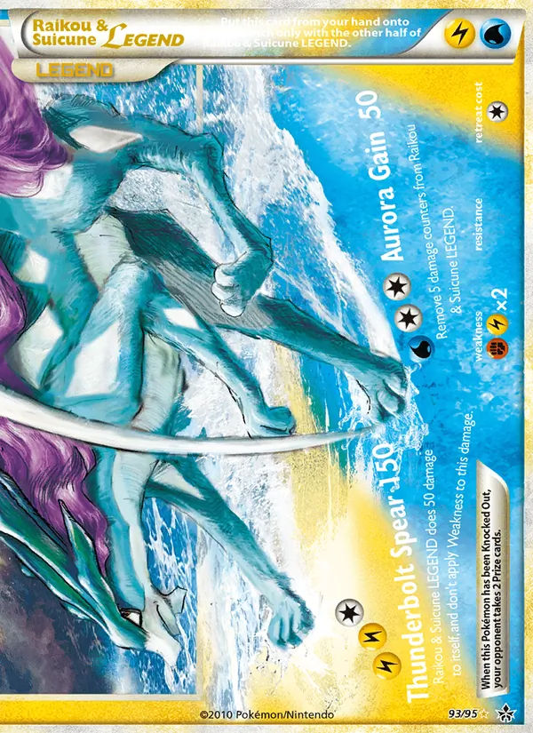 Raikou & Suicune LEGEND 93/095