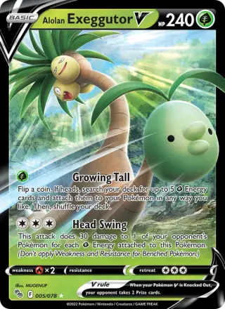 Alolan Exeggutor V 005/078