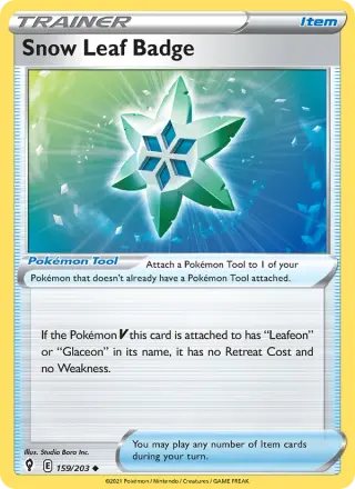 Snow Leaf Badge 159/203