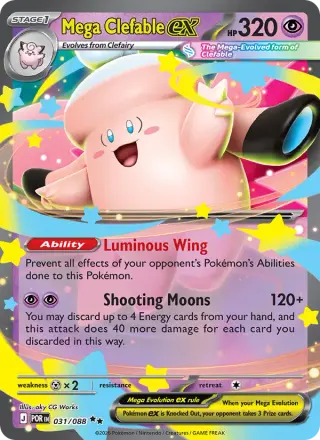 Mega Clefable ex 031/088