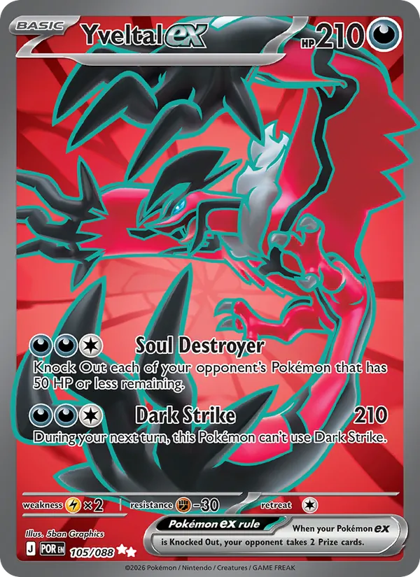 Yveltal ex 105/088