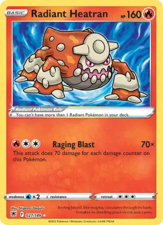 Radiant Heatran 027/189