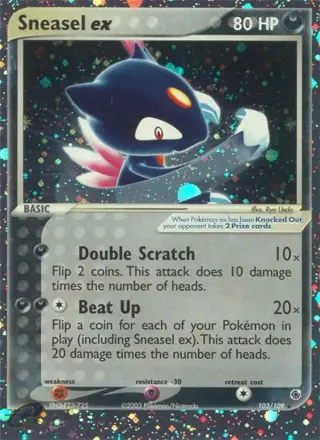 Sneasel ex 103/109