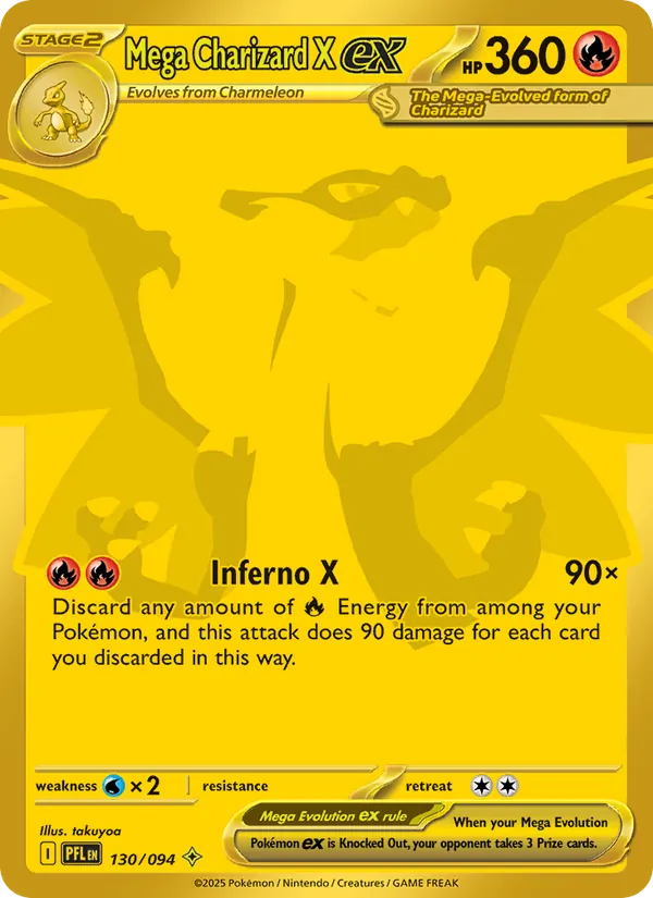 Mega Charizard X ex 130/094