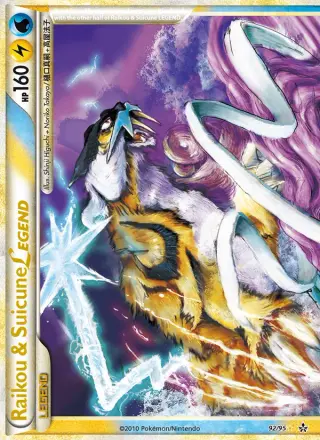 Raikou & Suicune LEGEND 92/095