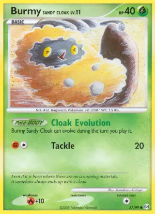 Burmy Sandy Cloak 57/099