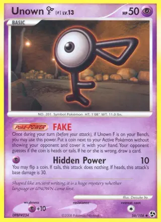 Unown F 56/106