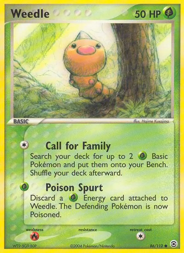 Weedle 86/112
