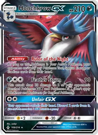 Honchkrow GX 109/214