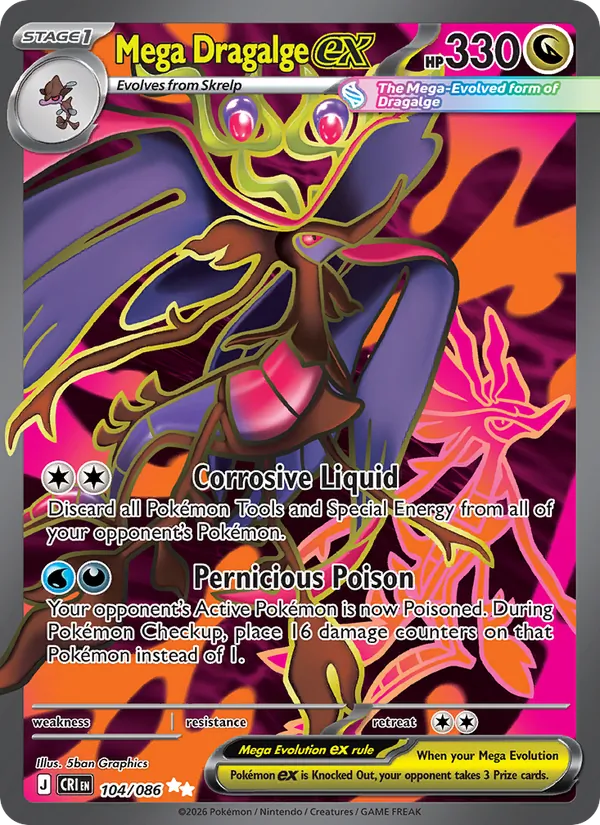 Mega Dragalge ex 104/086