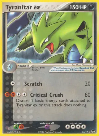 Tyranitar ex 17/017