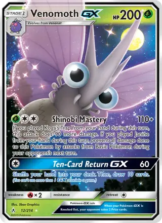 Venomoth GX 12/214