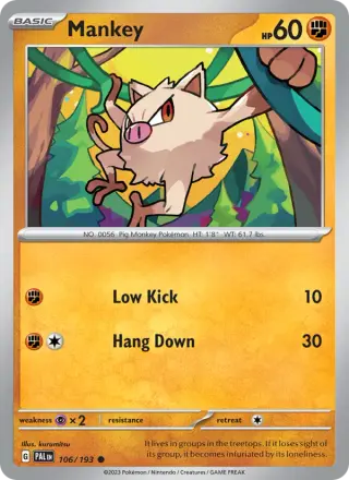 Mankey 106/193