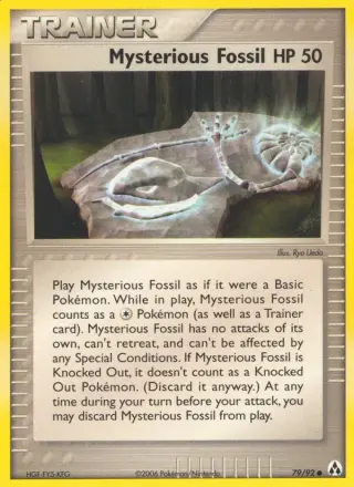 Mysterious Fossil 79/092