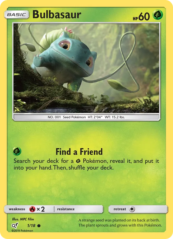 Bulbasaur 1/018