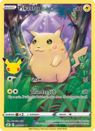 Pikachu 5/025